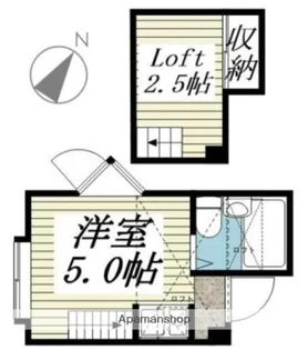 パンシオン国領【1階】の間取り