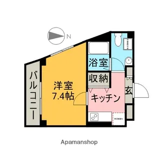 アムハイツ高井戸【3階】の間取り