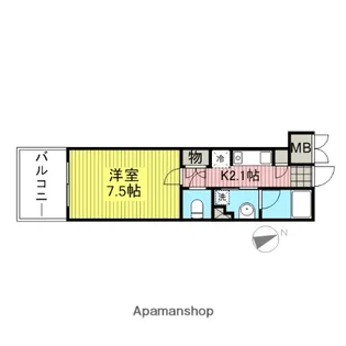 東京都世田谷区代田5丁目【マンション】の間取り