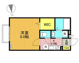 ソレイユ東野【1階】の間取り