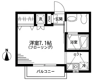カルム吉祥寺【2階】の間取り