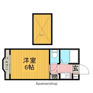 東京都三鷹市北野3丁目【アパート】の間取り