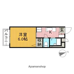 東京都武蔵野市吉祥寺本町2丁目【アパート】の間取り