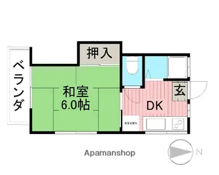 ベルカント【2階】の間取り