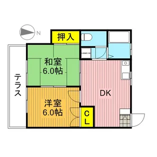 東京都国分寺市東恋ヶ窪3丁目【アパート】の間取り