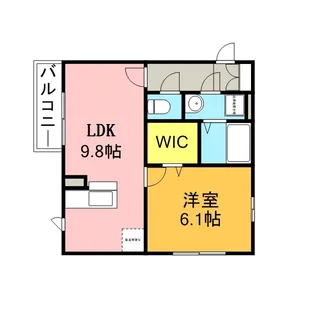 Kコート前原【2階】の間取り