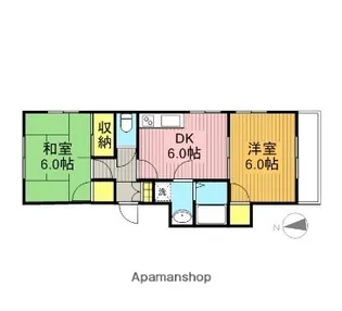 東京都武蔵野市吉祥寺東町2丁目【マンション】の間取り