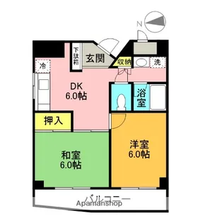 タカギビル8【6階】の間取り