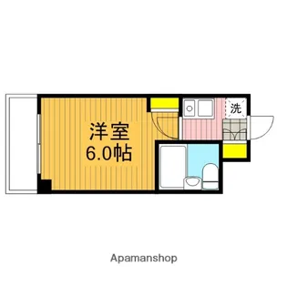 初沢ビル【406号室】の間取り