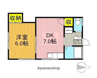 飯塚荘【205号室】の間取り
