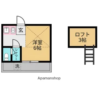 シティパーク武蔵小金井【1階】の間取り