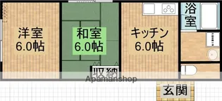 ヴィラ国立【2階】の間取り