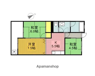アメニティコウヤマ第3ガーデン【2階】の間取り