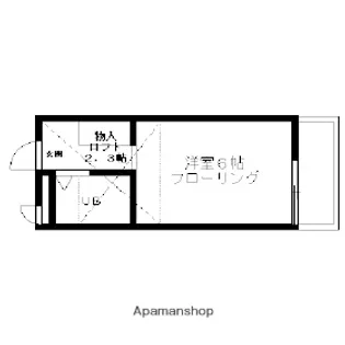 レジデンスATT立川【2階】の間取り