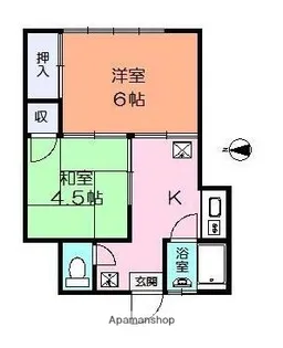 正和コーポ【3階】の間取り