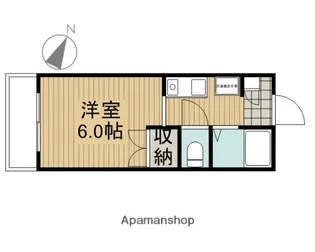 メゾネットプライム【202号室】の間取り