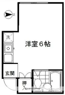 花井コーポ【203号室】の間取り