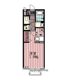 東京都小金井市東町4丁目【アパート】の間取り