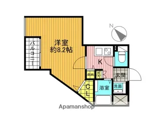 ヴェルステージ国分寺【8階】の間取り