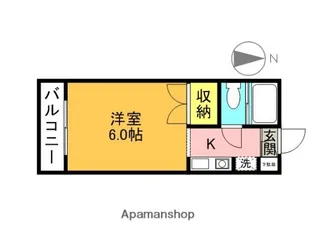東京都小金井市貫井北町5丁目【アパート】の間取り