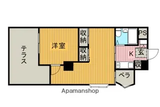 スペランザ・クニタチ【302号室】の間取り