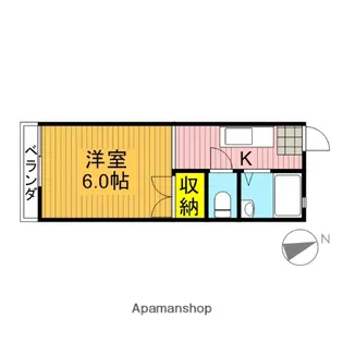 グリーンハイツ【105号室】の間取り