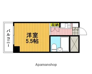 クレール国分寺【4階】の間取り