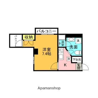 ドメイン国分寺【5階】の間取り