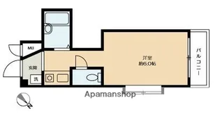メゾンライオネス加藤【3階】の間取り