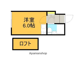 東京都小金井市東町4丁目【アパート】の間取り