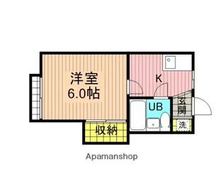 雅15ハイム【206号室】の間取り