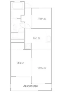 アメニティコウヤマ第2ガーデン【3階】の間取り