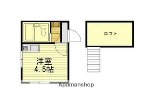 グレイスハイム国分寺【203号室】の間取り