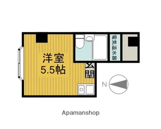 ビッグ武蔵野国分寺【2階】の間取り