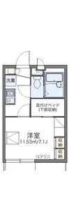レオパレス櫻の夢【1階】の間取り