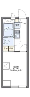 レオパレスピーヌス【1階】の間取り