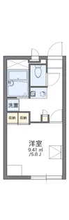 レオパレスMOKUREN【1階】の間取り