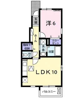 ルシェロ パラッツォ【1階】の間取り