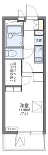 レオパレスすずの木【3階】の間取り