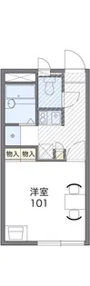 レオパレスMARTHA【1階】の間取り