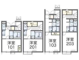 レオネクストパサージュⅠ【2階】の間取り