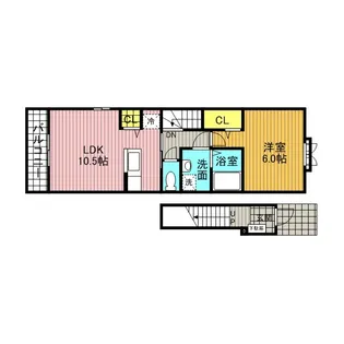 スター シエル【2階】の間取り