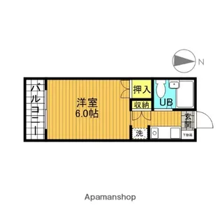 ニューエクシード国分寺【205号室】の間取り