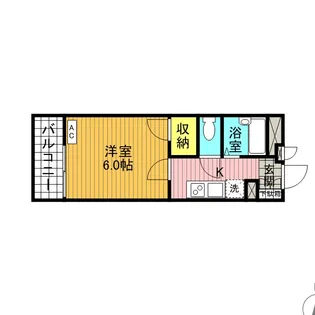 レオパレス本多二丁目【2階】の間取り