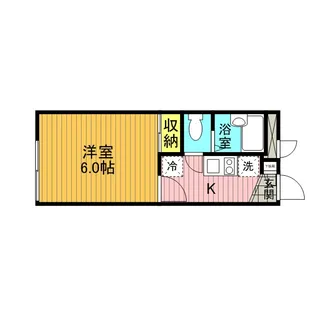 レオパレスHONDA【1階】の間取り