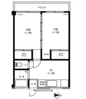 東京都武蔵野市境1丁目【アパート】の間取り