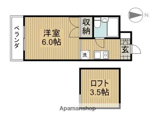 ヴィラアベニュ【3階】の間取り