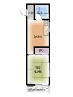 泰山荘【2階】の間取り