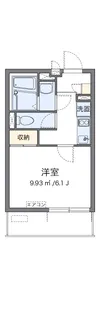 クレイノフロレゾン立川【1階】の間取り