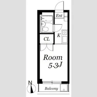 パークアベニュー桜【2階】の間取り